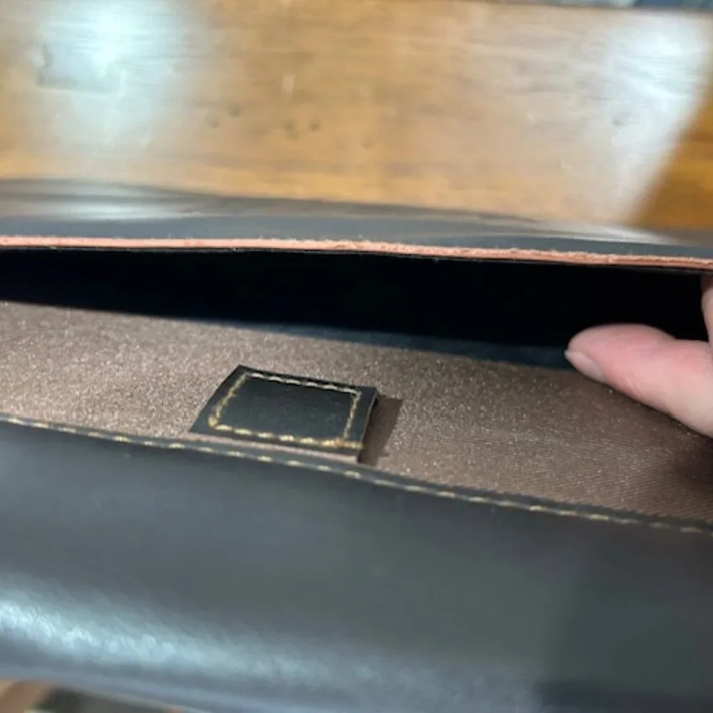 Vegan Leather 13.5x10.5 Binder Organizer Portfolio w/ Notepad zippered